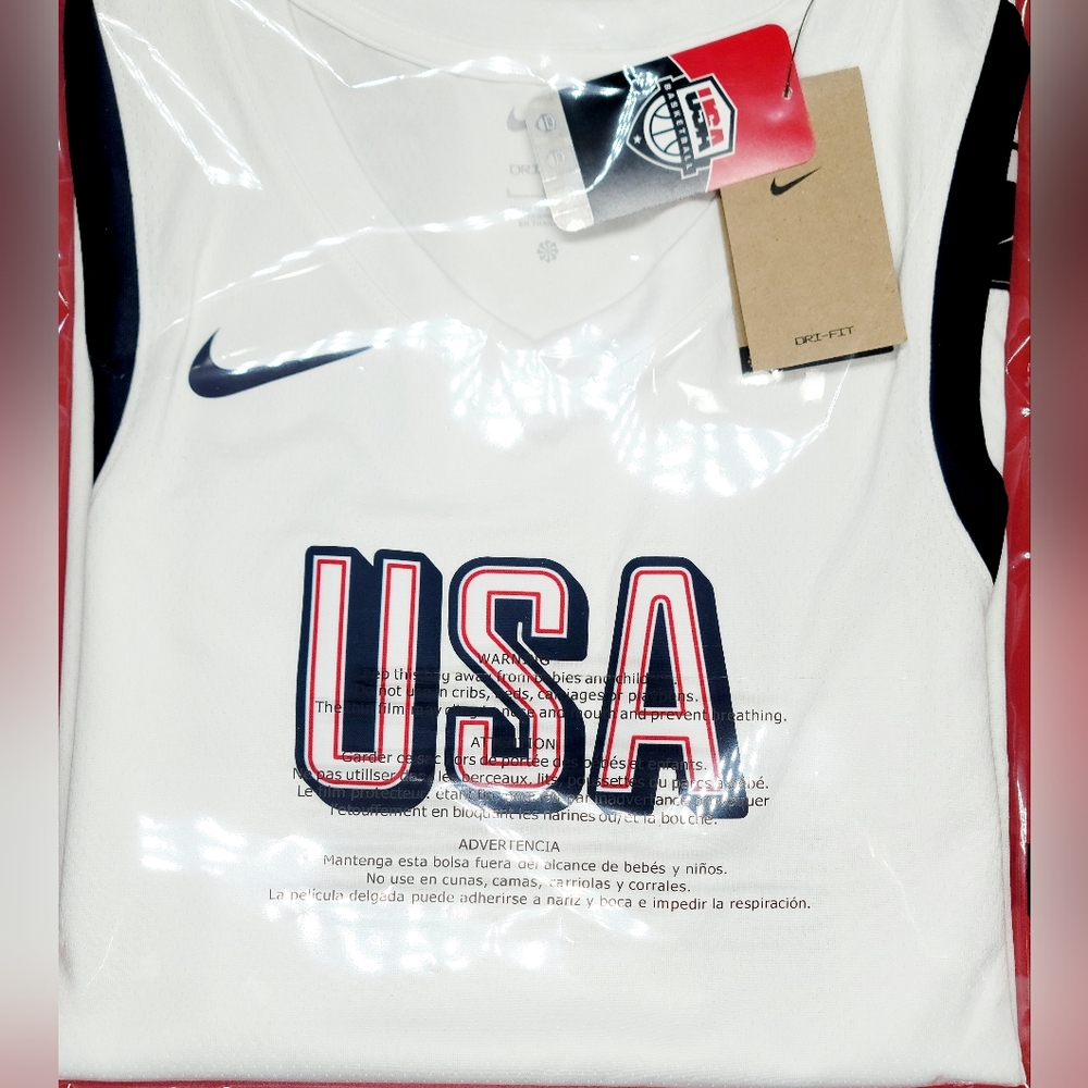 Nike Team USA 2024 Olympis Limited Basketball Jersey Sz XL Men NWT